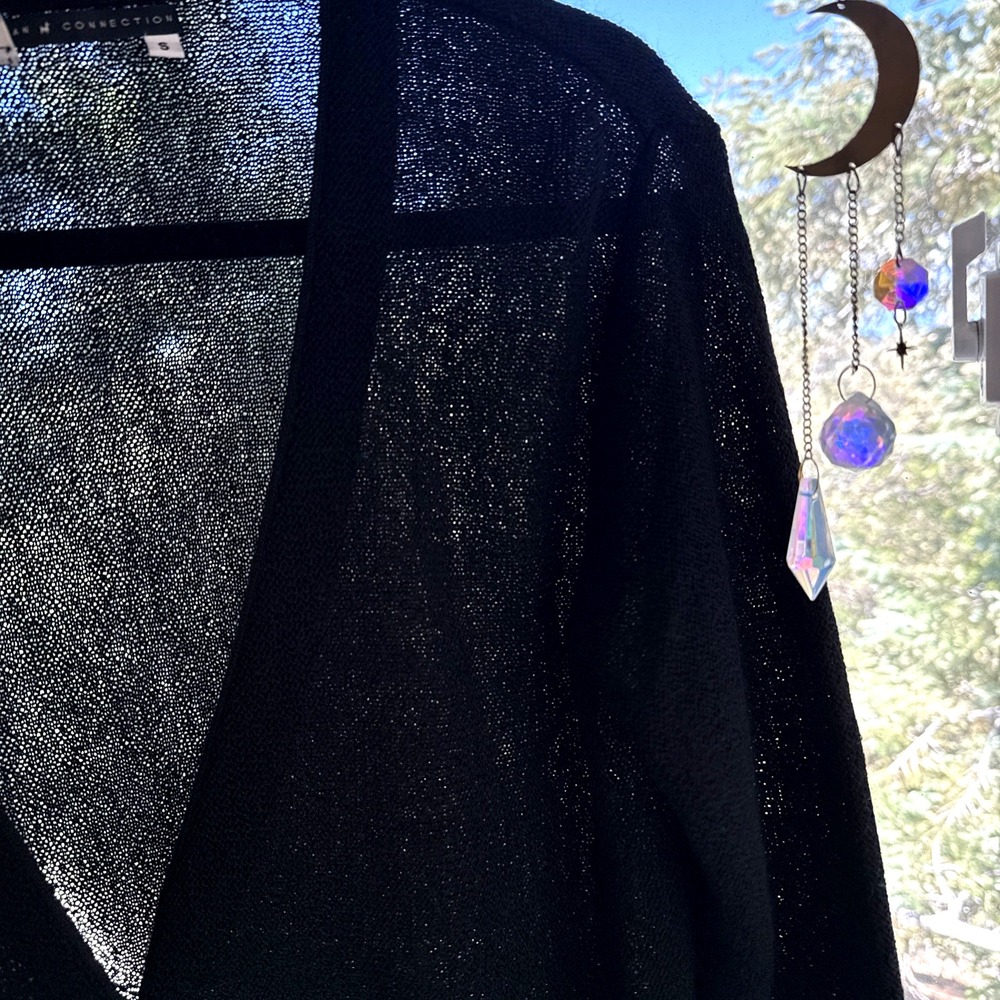 Vintage Peruvian Connection Alpaca Cardigan S Minimalist Capsule Luxury Parisian - Picture 4 of 5